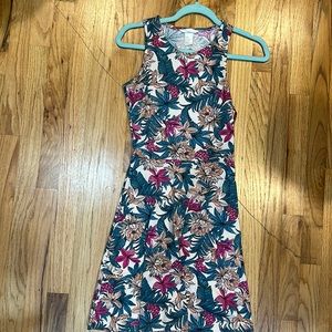 H&M Floral Dress - Green and Pink
